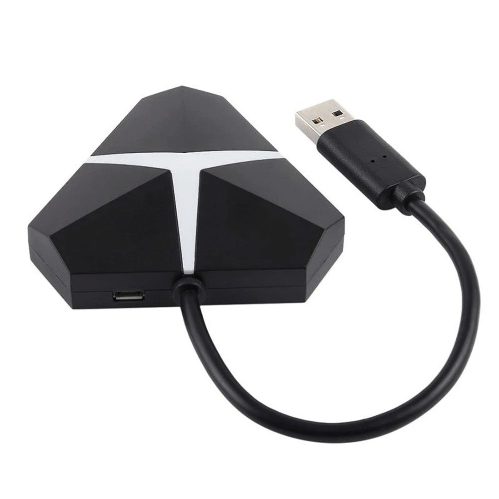 Высокоскоростной 4-портовый концентратор USB 3 0 5 Гбит/с разделитель треугольного