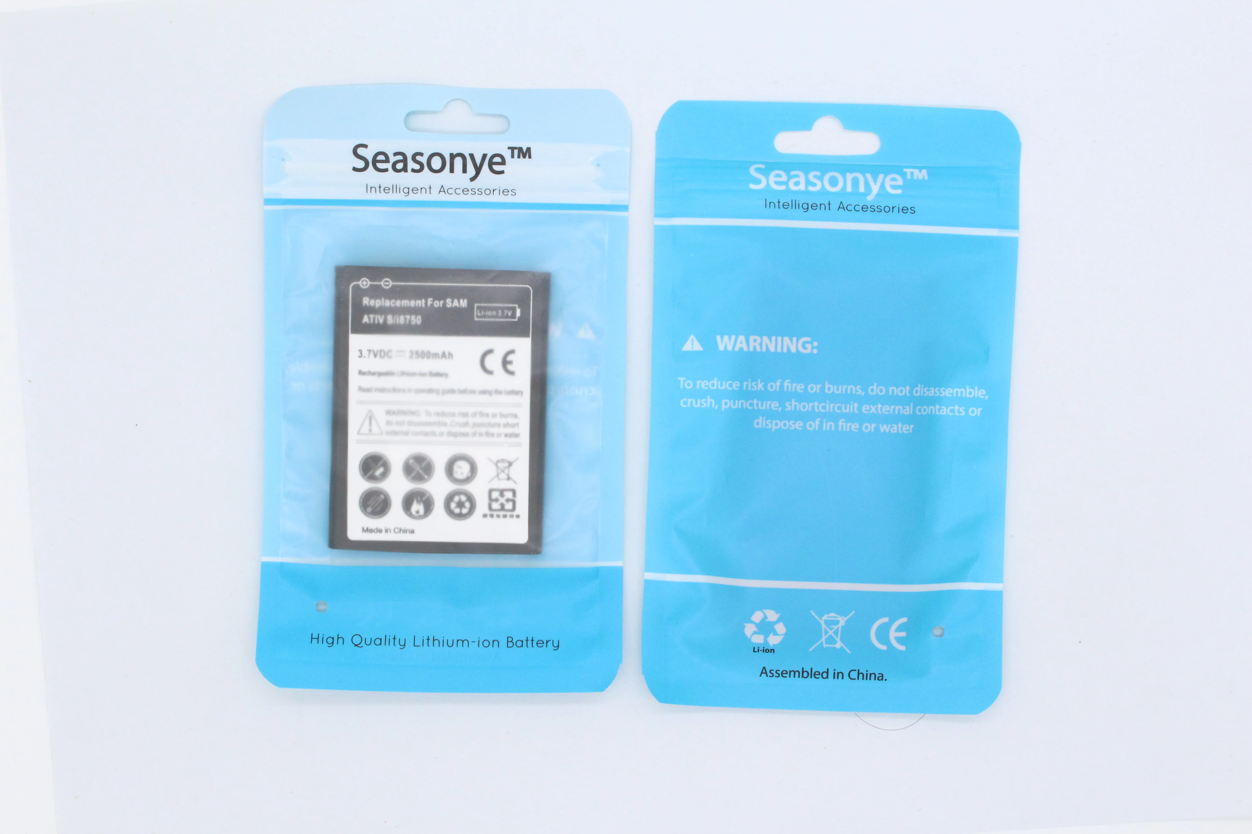 Seasonye 2500mAh EB L1M1NLU сменный литий ионный аккумулятор для Samsung Galaxy ATIV S i8750 i8370 i8790