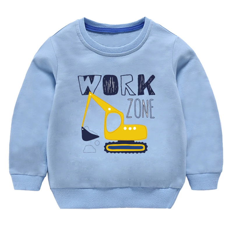 Модные милые топы с героями мультфильмов Свитер для мальчиков и девочек длинными