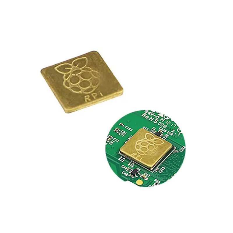 Aokin для Raspberry Pi 3 B + DC 5V охлаждающий вентилятор с шт. радиаторами 3b 2b Модель медная