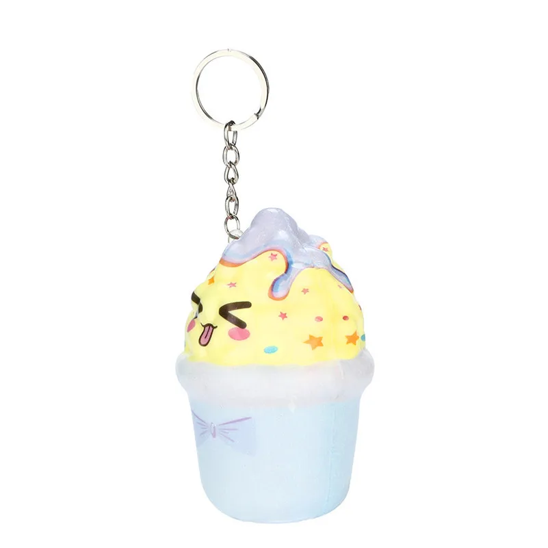 1 шт. милые сжимаемые игрушки Mochi Kawaii Мороженое медленно Восстанавливающий форму