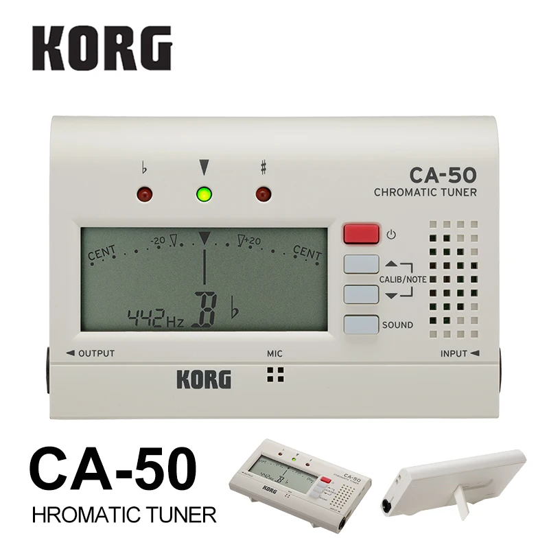 

Компактный хроматический тюнер для баса/саксофона/скрипки/флейты KORG CA40 CA50, универсальный тюнер [отлично подходит для латунной ленты или оркестра]