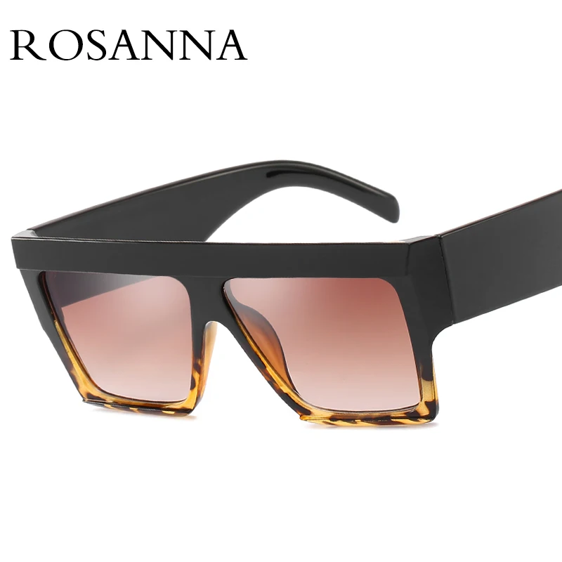 Женские солнцезащитные очки ROSANNA большие винтажные с прозрачным градиентом