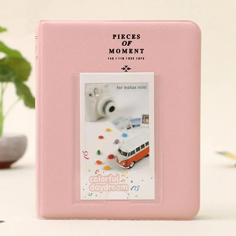Прямая 64 отделения Мини Размер фотоальбом для Instax Mini 7s 8 25 50s 90 имя карты Кредитная карта