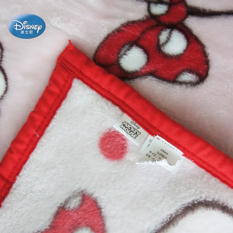 Маленькое одеяло Disney Pink Mickey Minnie Mouse Rashel для маленьких мальчиков и девочек 80x100