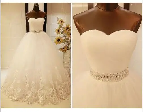 Новое поступление 2017 элегантное женское бальное платье принцессы белое/цвета