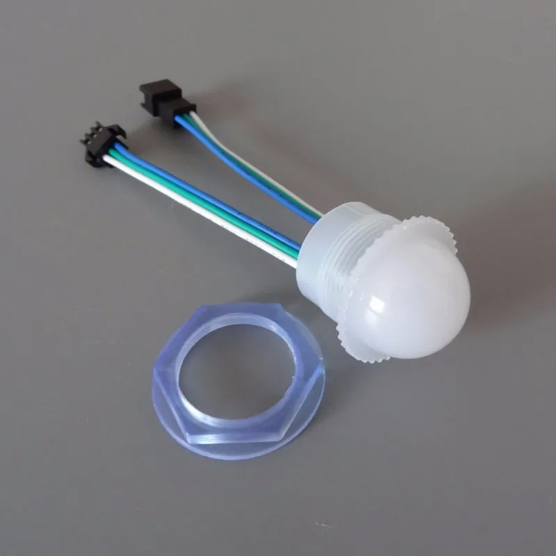 Светодиодный пиксельный модуль WS2811 26 мм 3 светодиода 5050 SMD RGB вход 12 В постоянного