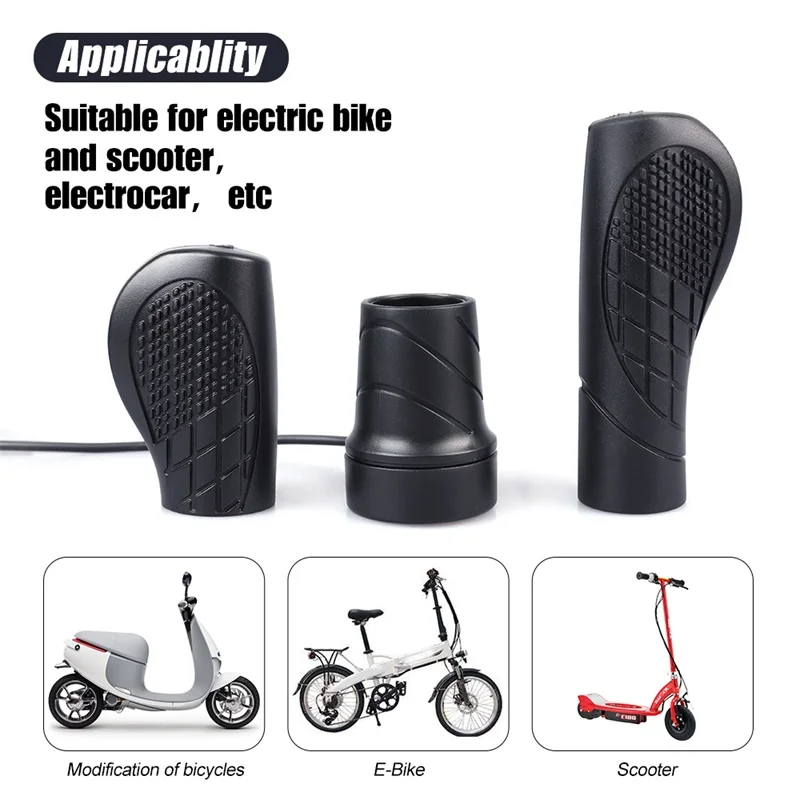 E-bike половина поворот дроссельной заслонки контроль скорости на левой 3PIN для BAFANG 36 в 48 в 52 в средний мотор электрический велосипед конверсионный комплект