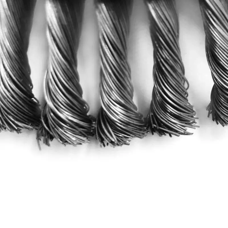 Новинка 8 дюймов стальная проволока колесо садовая щетка газонокосилка триммер