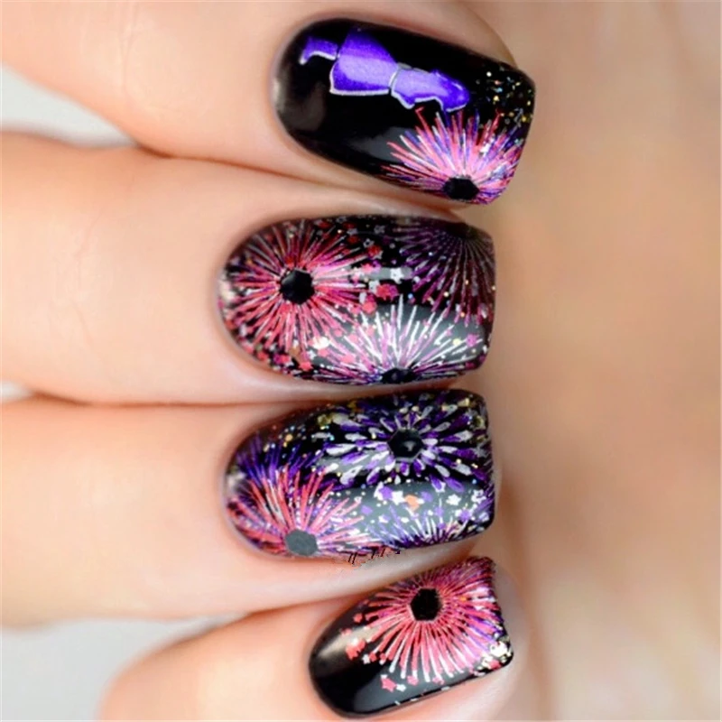 Наклейки для ногтей BORN PRETTY трафареты дизайна украшения BPX L013|templates for nails|nail stamping