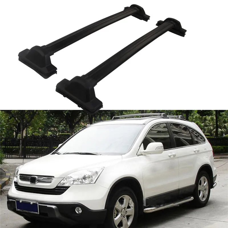2 шт. подходит для Хонда сrv CR-V 2007 2008 2009 2010 2011 Алюминий багажа багажник на крышу rail перекладина