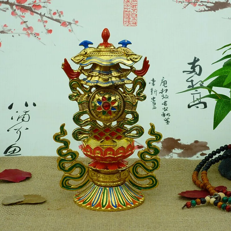 A combination of eight auspicious symbols / Tantric Buddhism supplies feng shui Cloisonne ornaments wh | Дом и сад