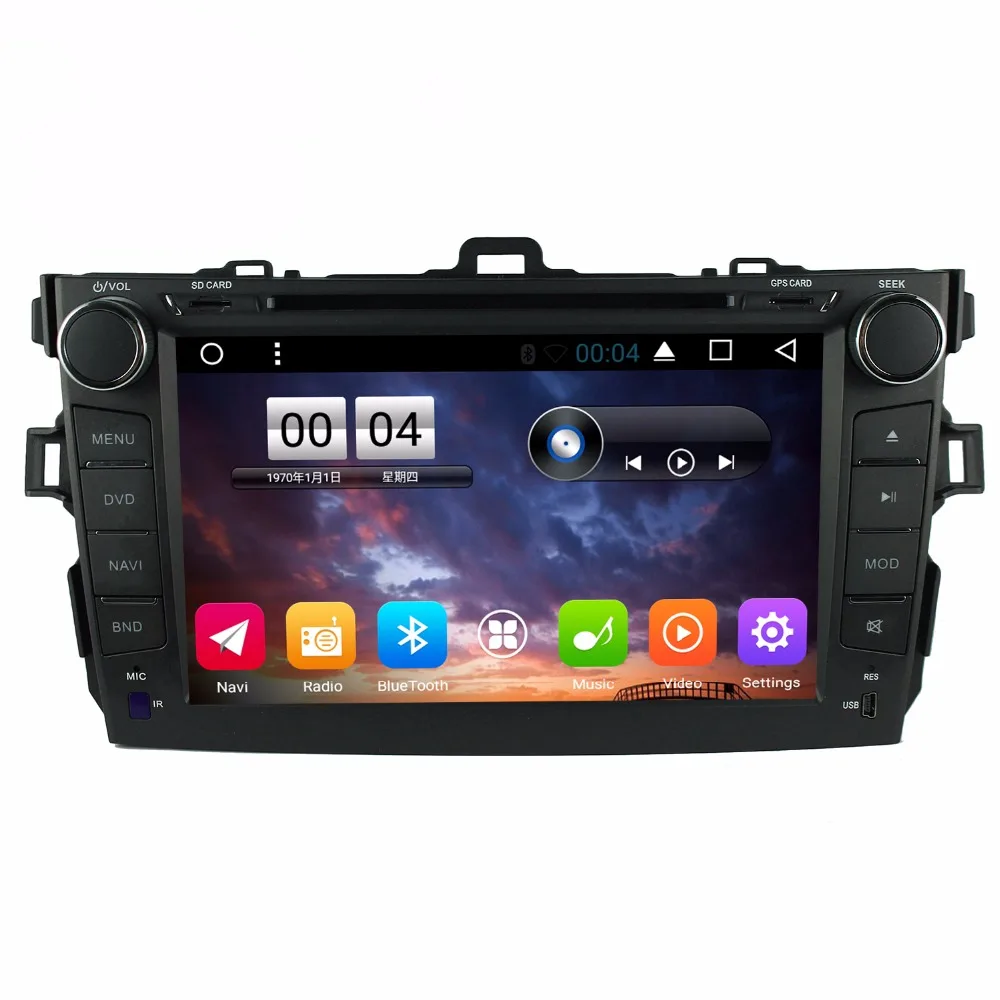Atcfgehy 8 &quot2 DIN Android 7.1 автомобильный DVD Радио авторадио gps навигация радио Рулевое