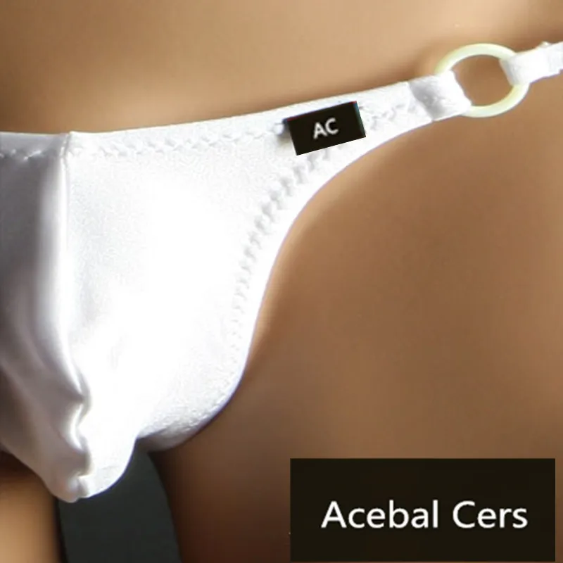 Мужское нижнее белье Acebal Cers 2017 Мужская Сексуальная футболка с кольцом на пенис