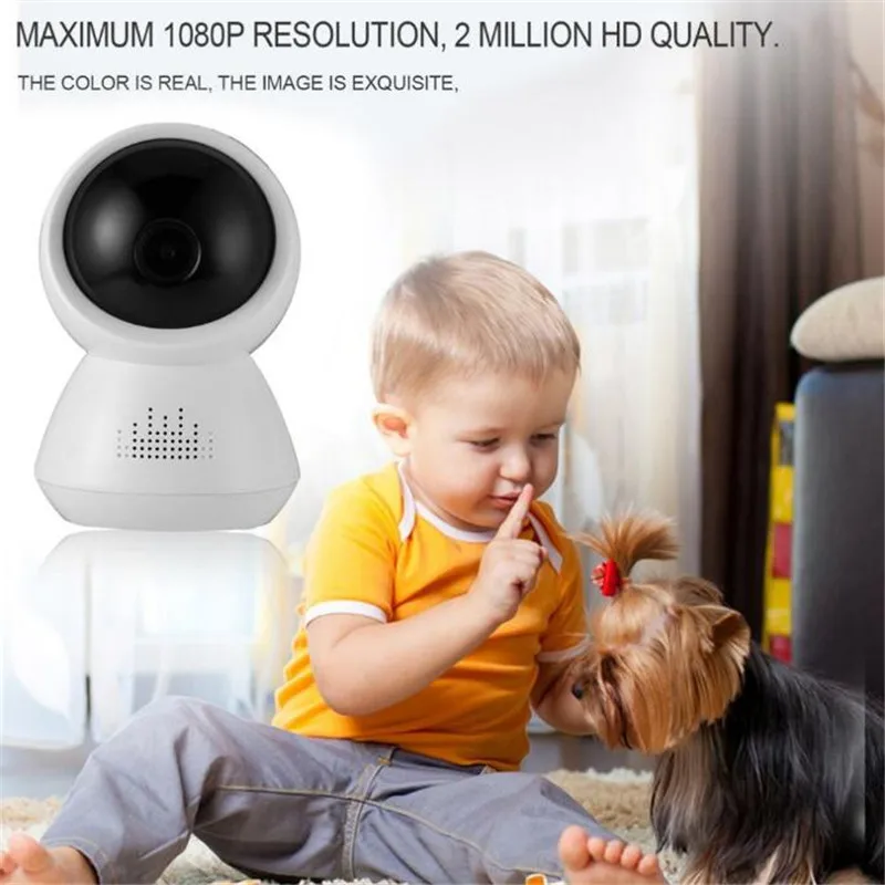 Домашняя беспроводная IP-камера PLYMOTON Full HD 1080P инфракрасное ночное видение