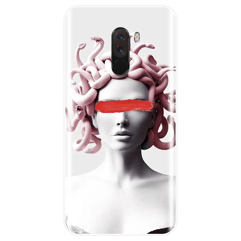 Чехол для телефона Art David Statue flower из мягкого силикона случай redmi Примечание 4 5 6 7 NOTE