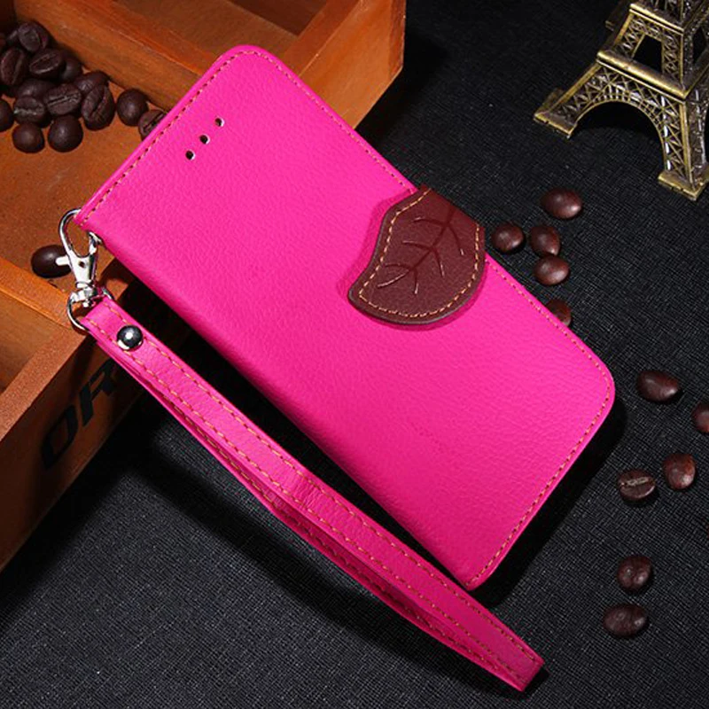 Leaf Style PU Leather Case For Asus Zenfone 3 Max ZC553KL ZC520TL Flip 3s ZC521TL Stand Cover +Lanyard |