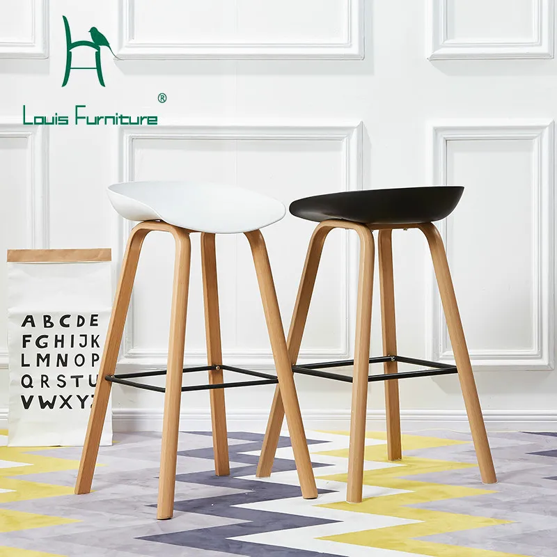 

Louis Fashion Bar Chair Nordic Modern Minimalist Designer Leisure Home