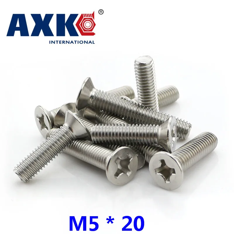 2019 прямые продажи Parafusos шурупов Axk 10 шт 304 Нержавеющая сталь потайной винты с