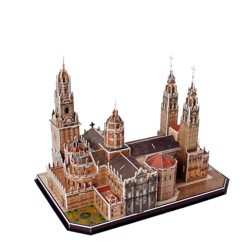 Новое поступление подарок Иакова 3D Пазлы Модель здания церкви декоративная