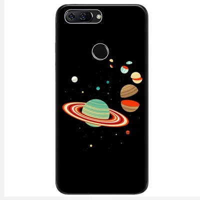 Чехол для ZTE V9 Роскошные Силиконовые чехлы из ТПУ телефона Vita Черная задняя