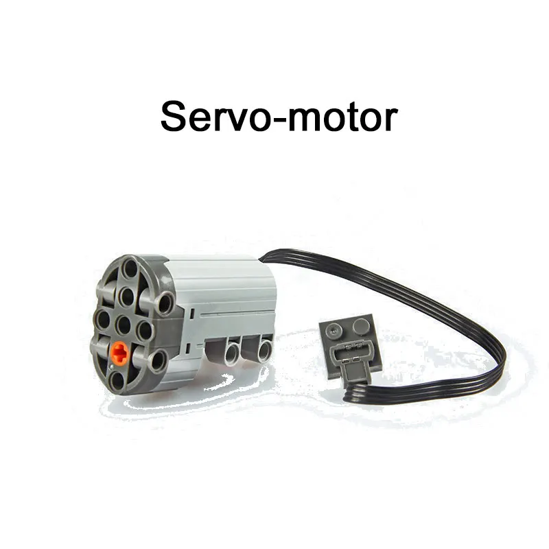 servo-motor QunLong technic запчасти, совместимые с major brank многофункциональные силовые функции инструмент сервоблоки 20001 поезд мото r модели наборы зданий - Цвет: servo-motor