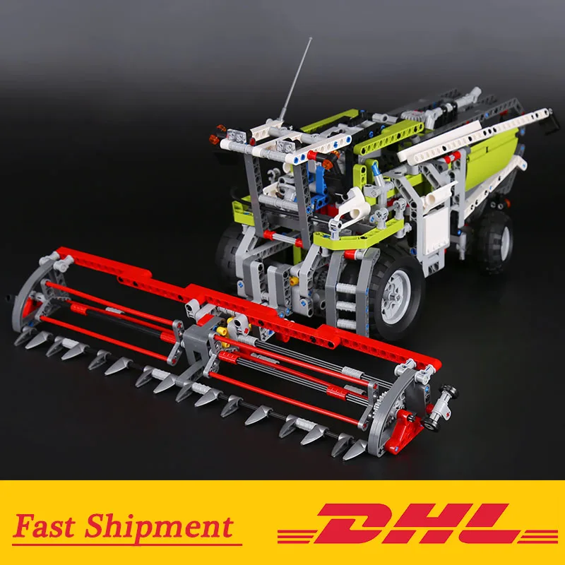 20041 Technic серия уборочный комбайн LegoINGlys 8274 Обучающие строительные блоки кирпичи
