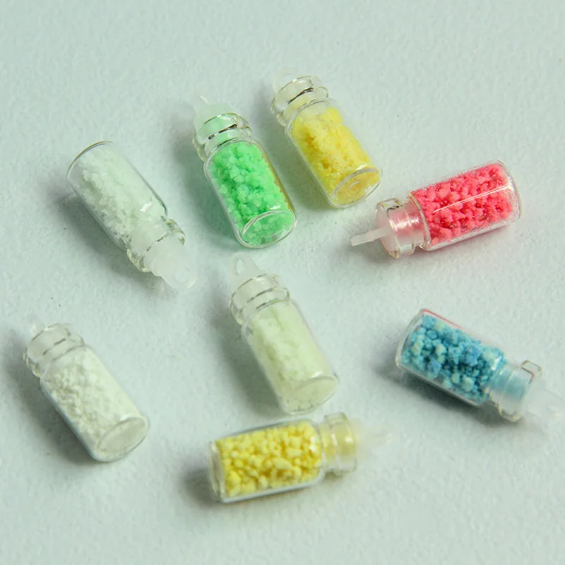 8 бутылок/набор блестящие украшения для ногтей|Пластилин| |