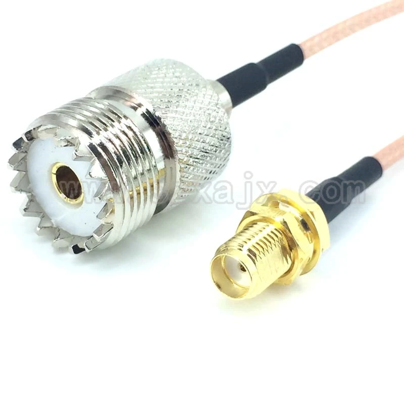 

Wholesale 10pcs RF connector UHF female to SMA female Straight type RG316 Pigtail Cable 15CM Fast ship
