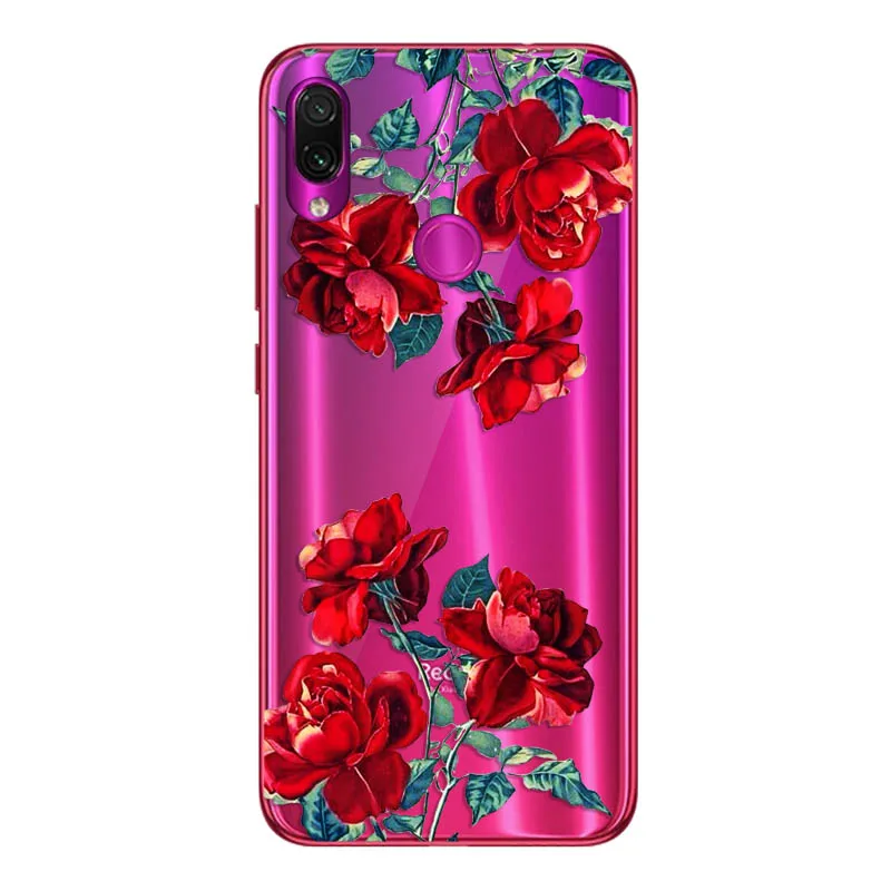 22 Geruide 6.3 For xiaomi redmi note 7 Case Cover, Printed Soft Silicon TPU Back Cover Case For xiaomi redmi note 7 pro Phone Cases - Цвет: 22