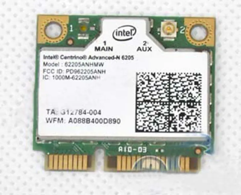 Беспроводная карта для INTEL 6205 Centrino 802.11A/B/G/N беспроводной wlan wifi card 62205ANHMW |