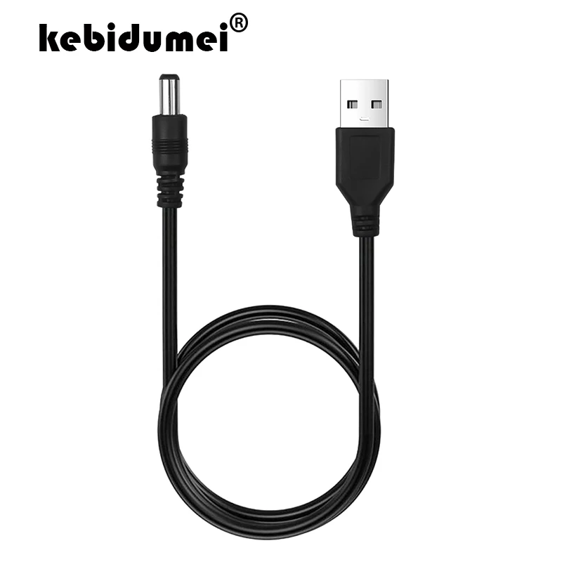 Высококачественный USB 5 В зарядный кабель kebidumei для разъема мм постоянного тока