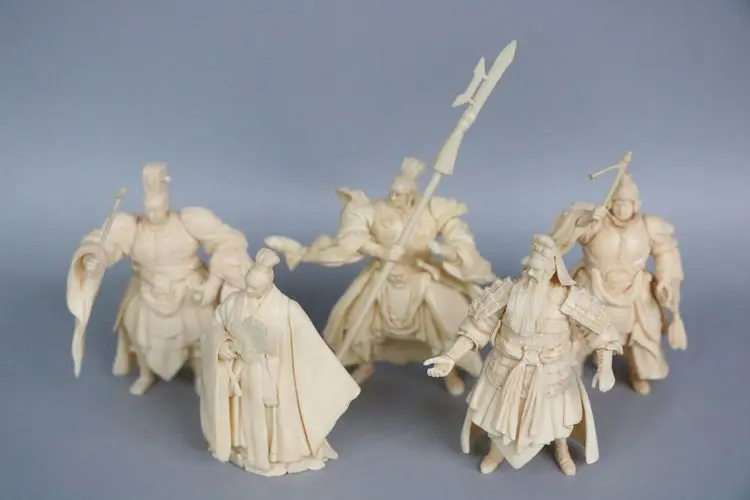 Модель Фигурки из ПВХ эпизод три царства Zhuge Liang Zhou Yu Cao Guan Lu Bu печати|cao cao|pvc figurefigure