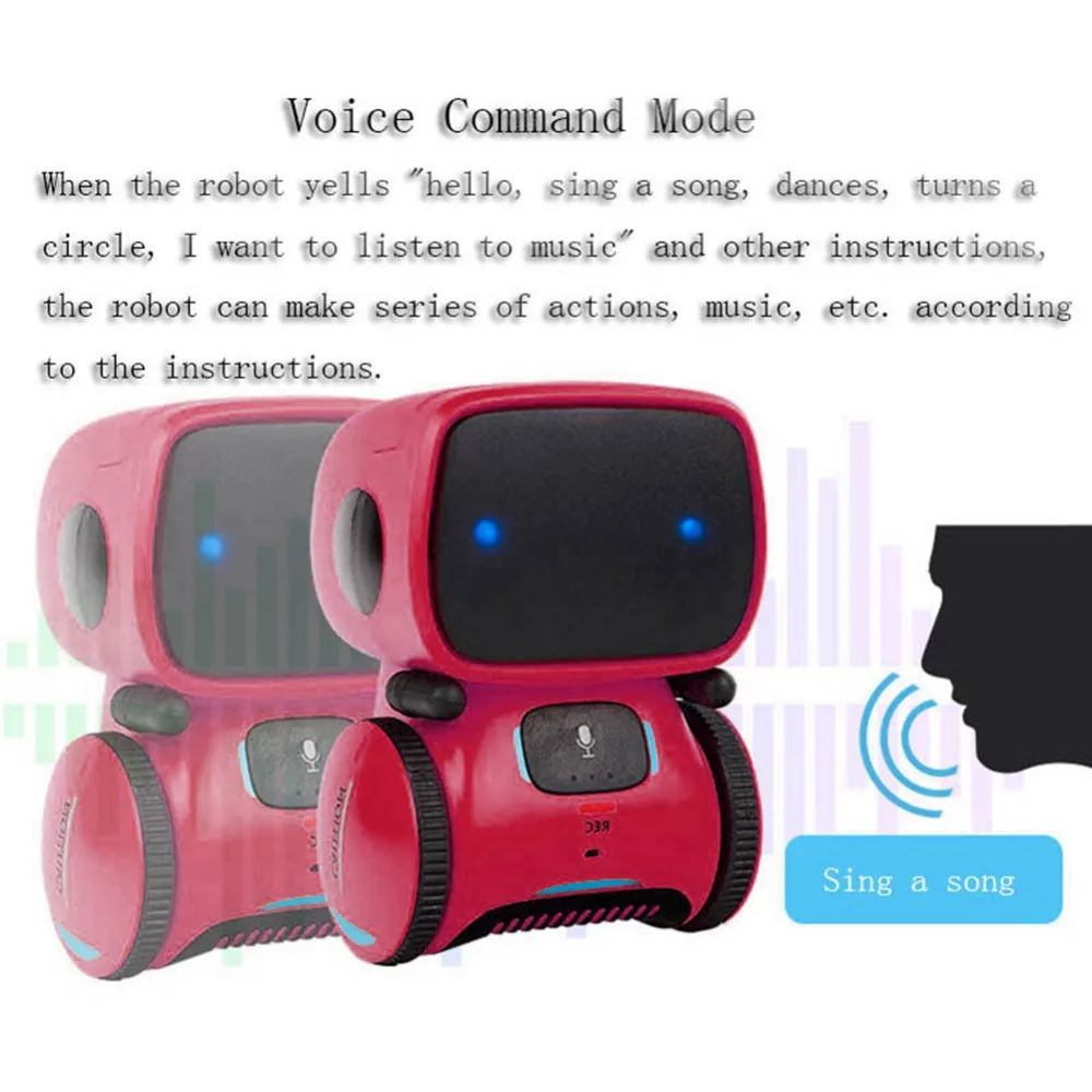 Aiboduo RC робот с голосовым управлением Интеллектуальный танец Копилка жеста