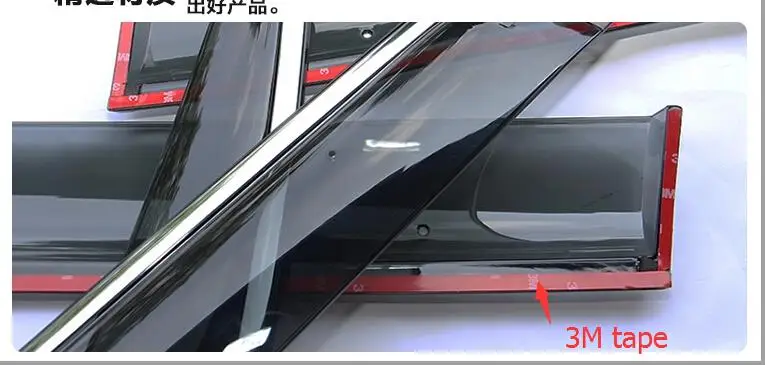 Наружный козырек Lapetus для Mitsubishi Outlander 2013-2019 оконные вилки навесы ветровой дождь