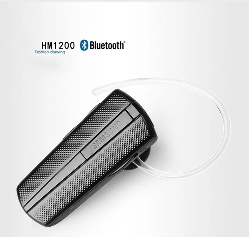 Оригинальные беспроводные bluetooth-наушники SAMSUNG HM1200 с микрофоном, черные наушники-вкладыши, стерео гарнитура для бизнеса, Bluetooth 3,0, официальный тест