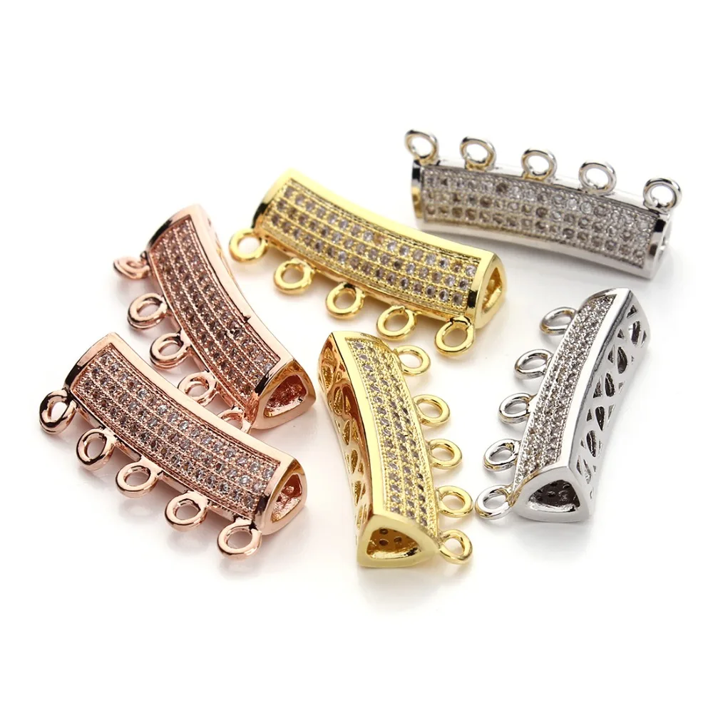 Медные длинные треугольные трубки 2 шт./лот 3*2 5 мм с подвеской отверстий коннектор