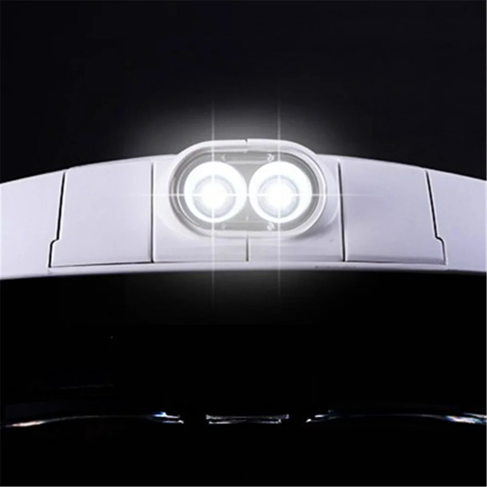 1 PC Head-mounted Magnifier 2 LED 5x 10x Reading Prptect Eyesight HD Maintenance of Mobile Phones Watches Repair | Инструменты