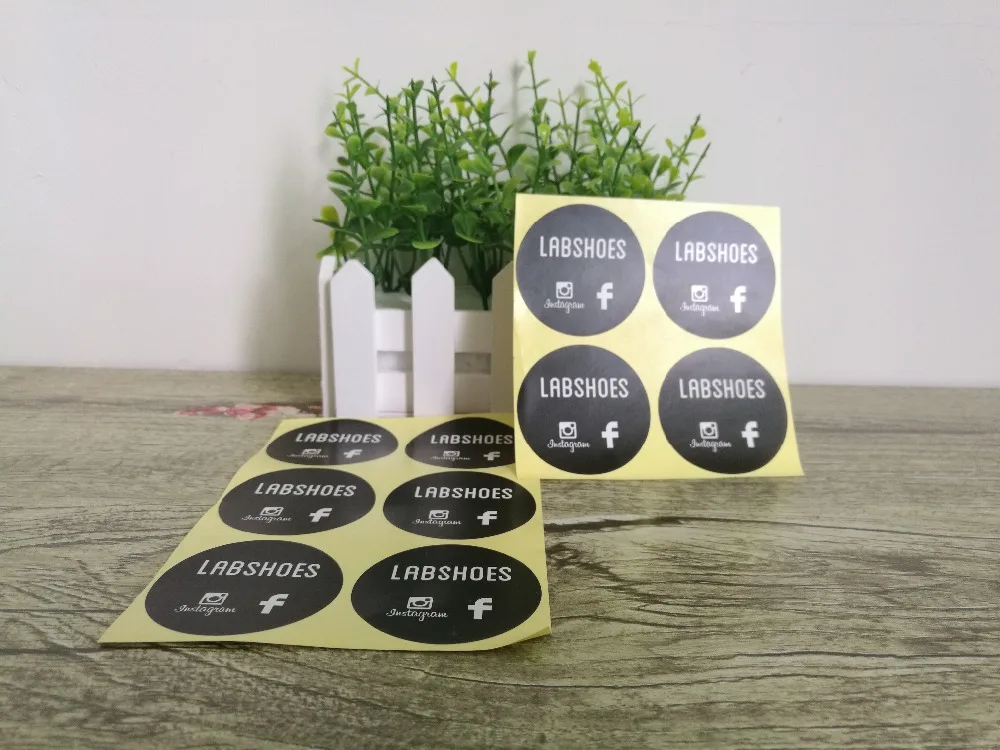 1000 шт. прозрачные наклейки на свадьбу с принтом | Дом и сад