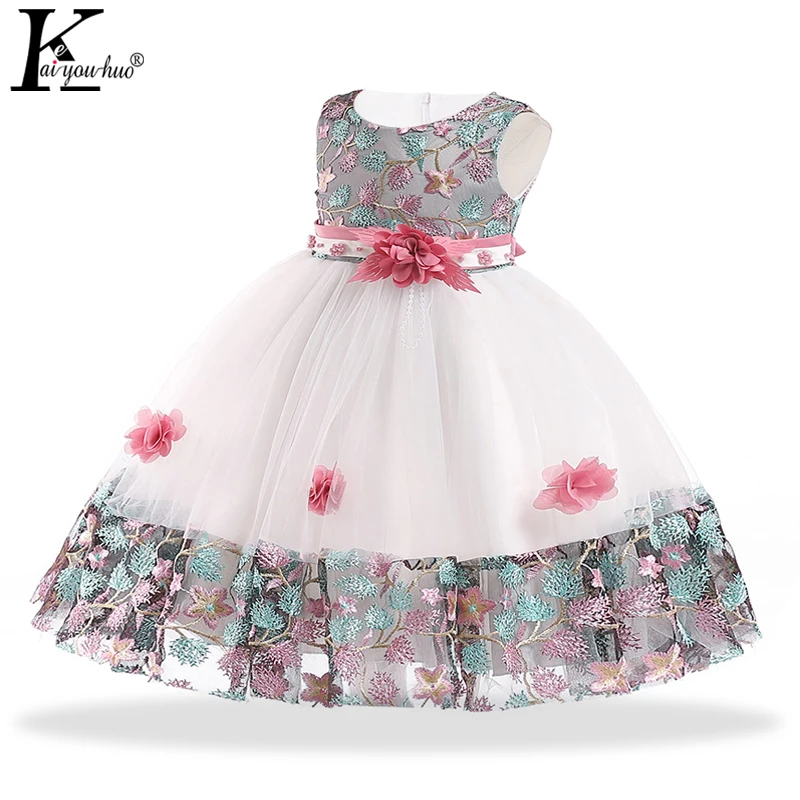 Платье для маленьких девочек 2019 Рождественская одежда Vestido Infantil летнее платье на