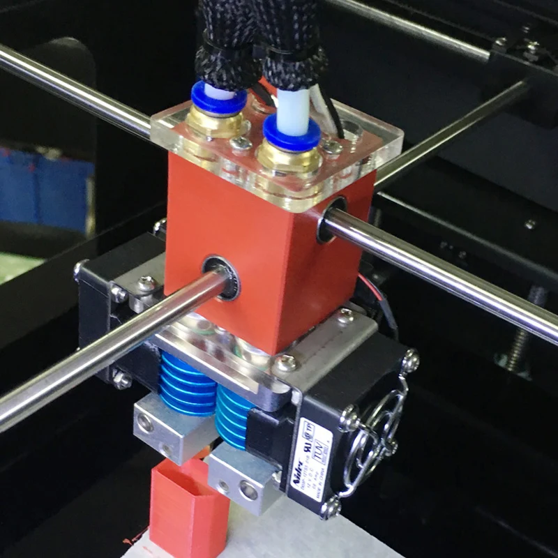 CreatBot 3d принтер обновленный двойной экструдер DX plus Обновление до высокой температуры 350 градусов версия двойной экструдер набор