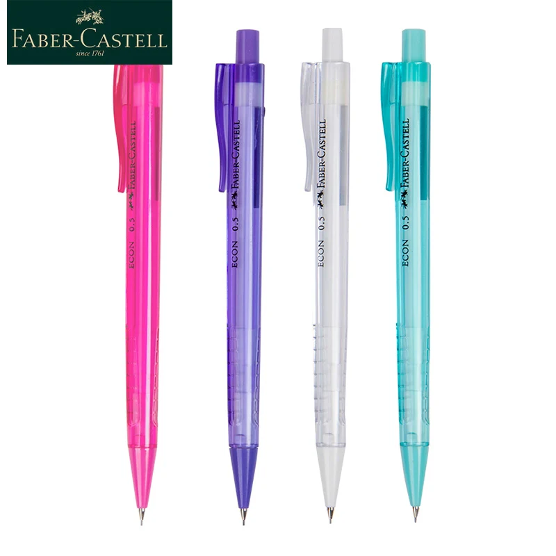 Faber-Castell Mechanical Pencil 0.5MM Lead Core 1Piece Traingle Pen Anti-slip Design Cute For School Supplies With 4Color | Канцтовары
