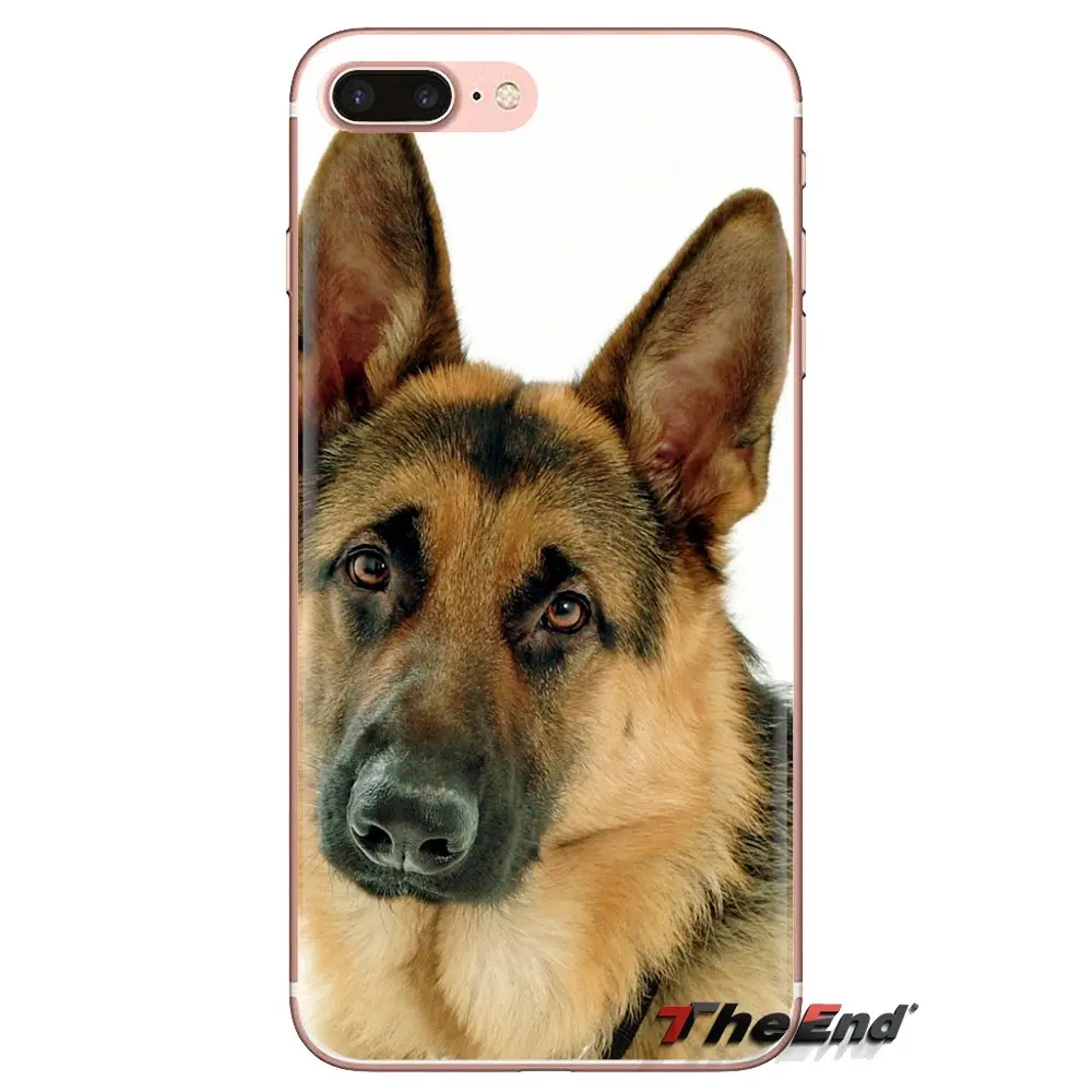 Soft Transparent Cases Covers For iPod Touch Apple iPhone 4 4S 5 5S SE 5C 6 6S 7 8 X XR XS Plus MAX German Shepherds Dog Puppy |
