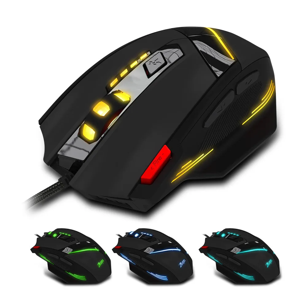 Профессиональная проводная мышь для компьютерных игр T 60 7200DPI профессиональная