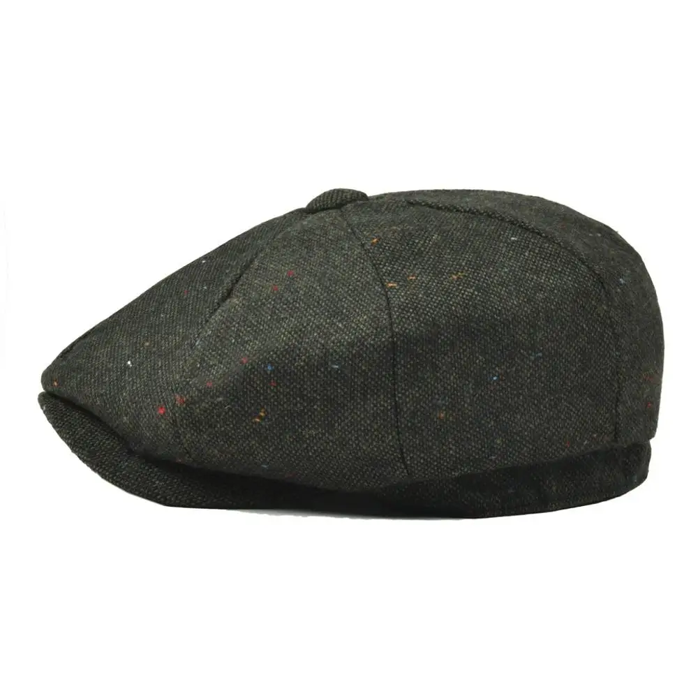 VOBOOM, шерстяная твидовая Мужская и женская кепка Newsboy, 8 панелей, плоская кепка, весна-осень, дышащая шляпа Гэтсби плюща, таксистка с шелковой подкладкой 132
