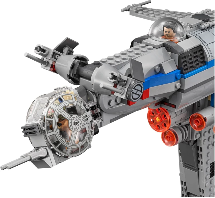 Пилот сопротивления совместимый с Lepining Starwars 75188 873Pc последние джедаи