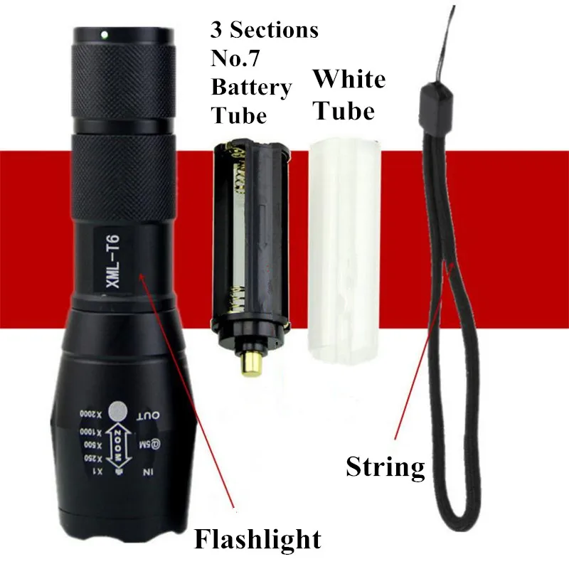 T6 ручной фонарь Usb Zoom мини портативный карманный Водонепроницаемый 18650