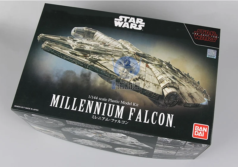 Модель Bandai, Звездные войны 1/144, Звездные войны, Миллениум, Рыцарь Джедай, ПВХ фигурка, куклы, игрушки, фигурки
