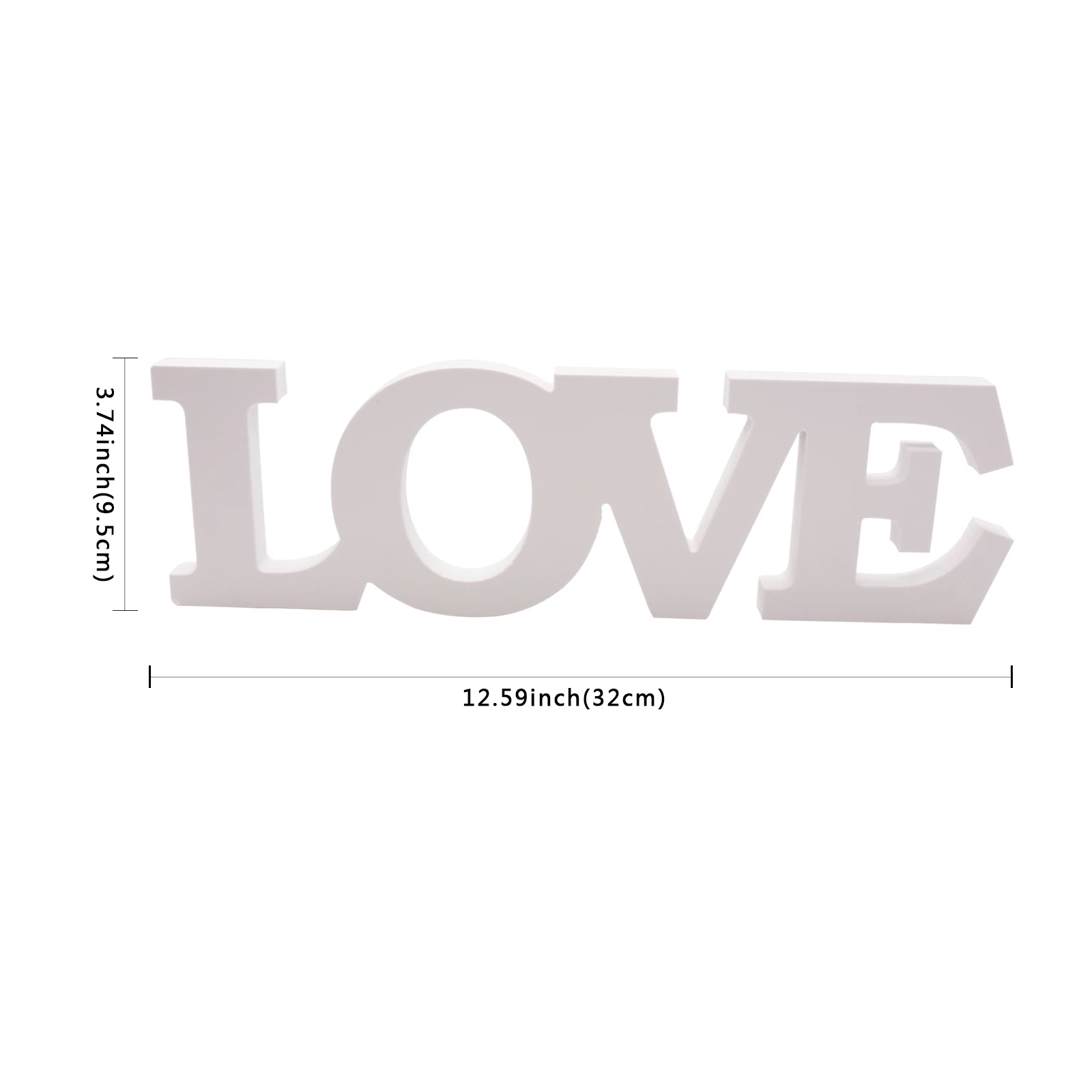 

Romantic decoration wood LOVE sign wedding Engagement table decoration white color LOVE home DIY decoration wood craft supplies