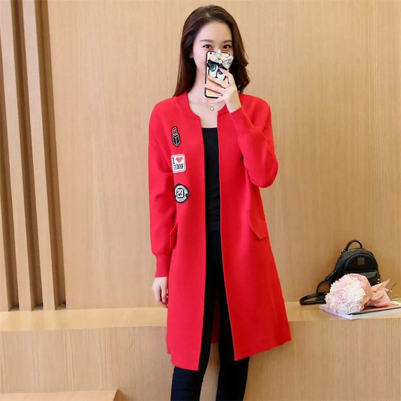 2019 для женщин свитер Топы корректирующие Винтаж женские кардиганы белый тянуть